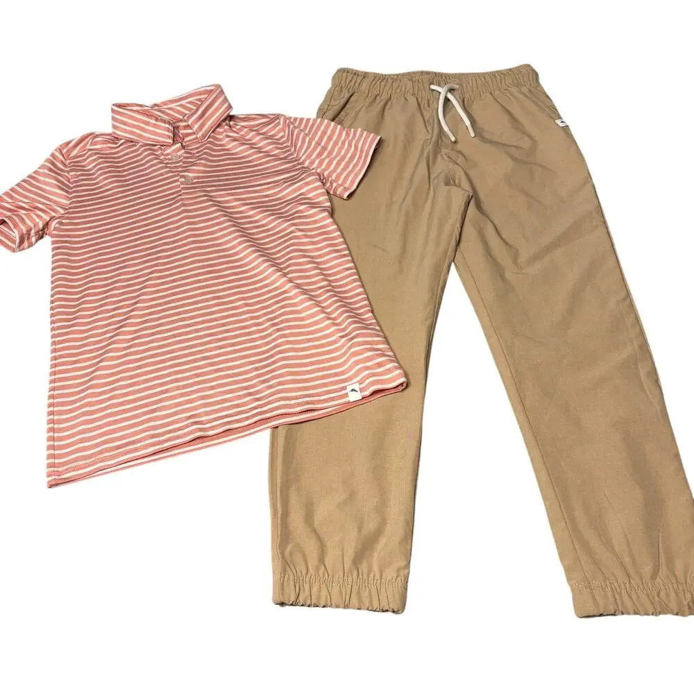 Tommy Bahama Boys 7-8 Pants & Shirt Outfit Resort Vacation